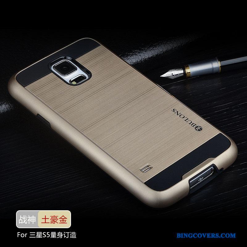 Samsung Galaxy S5 Stjerne Telefon Etui Anti-fald Trend Beskyttelse Blød Ramme