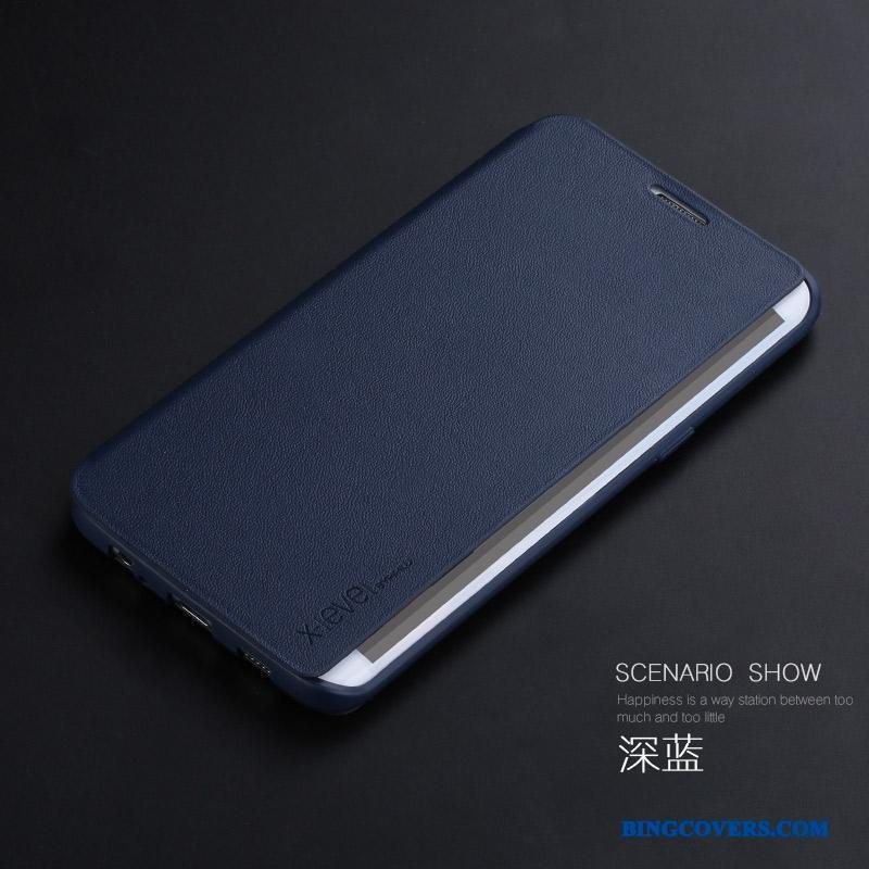 Samsung Galaxy S6 Edge + Alt Inklusive Beskyttelse Stjerne Lædertaske Folio Telefon Etui Cover