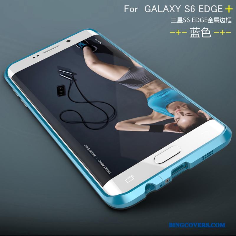 Samsung Galaxy S6 Edge + Stjerne Etui Telefon Metal Ramme Bagdæksel Cover