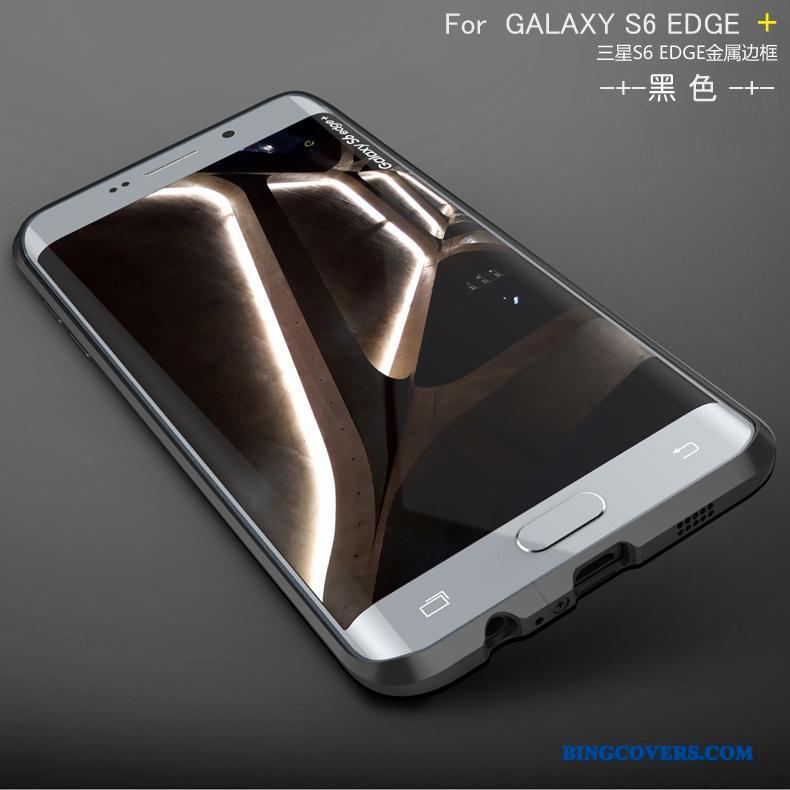 Samsung Galaxy S6 Edge + Stjerne Etui Telefon Metal Ramme Bagdæksel Cover