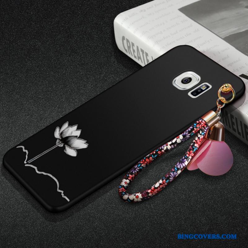 Samsung Galaxy S6 Edge + Stjerne Nubuck Silikone Hængende Ornamenter Beskyttelse Cover Telefon Etui