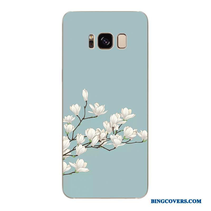 Samsung Galaxy S6 Edge + Trendy Lyserød Blød Blomster Beskyttelse Mobiltelefon Telefon Etui