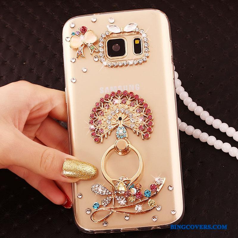 Samsung Galaxy S7 Blød Stjerne Silikone Support Telefon Etui Hængende Ornamenter Ring