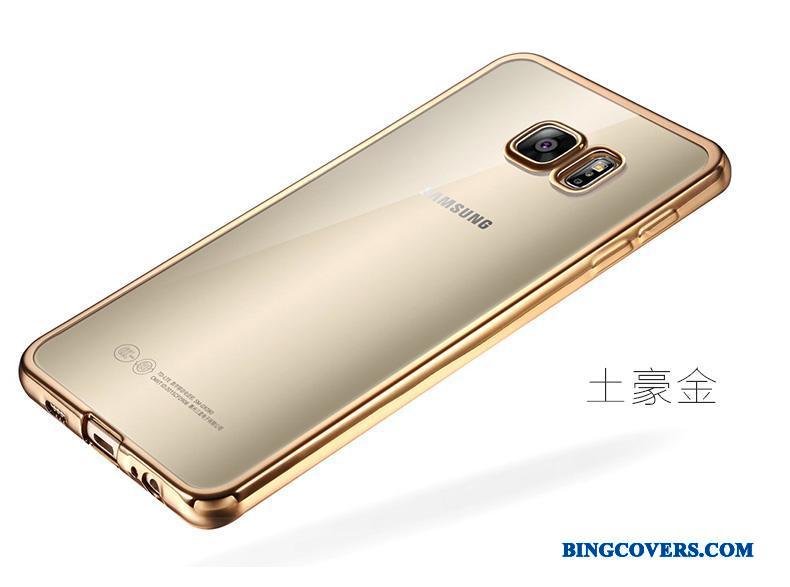 Samsung Galaxy S7 Cover Beskyttelse Silikone Stjerne Gennemsigtig Telefon Etui Lyserød