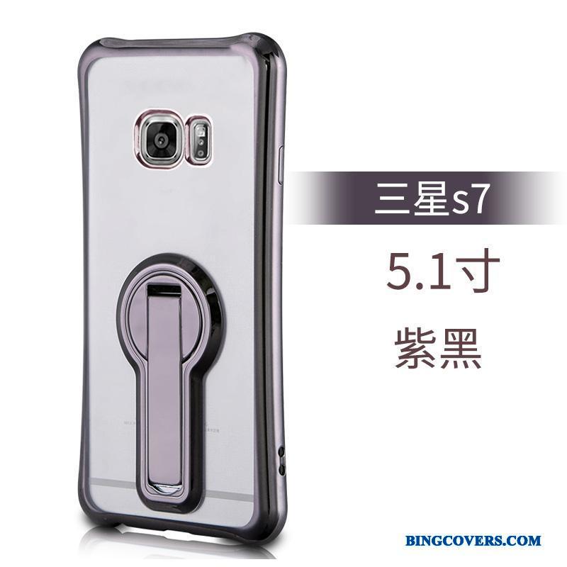 Samsung Galaxy S7 Cover Stjerne Sølv Mobiltelefon Alt Inklusive Telefon Etui Silikone