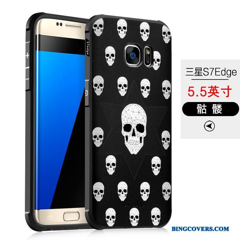 Samsung Galaxy S7 Edge Beskyttelse Stjerne Silikone Anti-fald Cover Blød Telefon Etui
