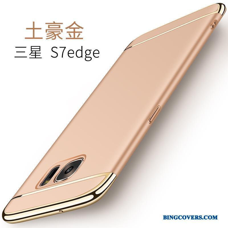 Samsung Galaxy S7 Edge Cover Anti-fald Stjerne Lyserød Beskyttelse Telefon Etui