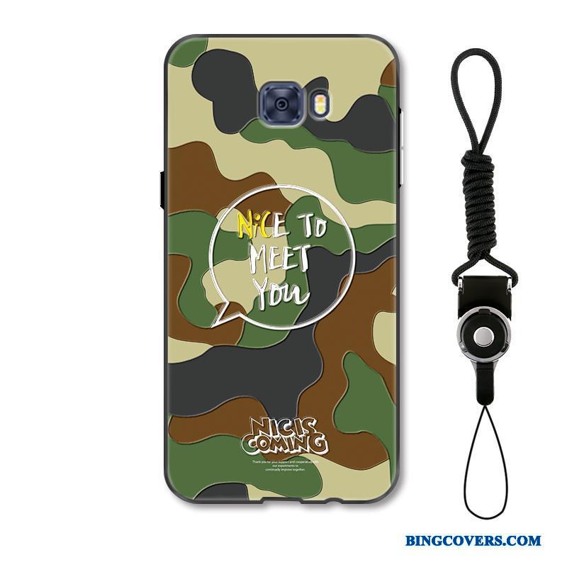 Samsung Galaxy S7 Edge Etui Anti-fald Af Personlighed Cover Kreativ Camouflage Blå Alt Inklusive