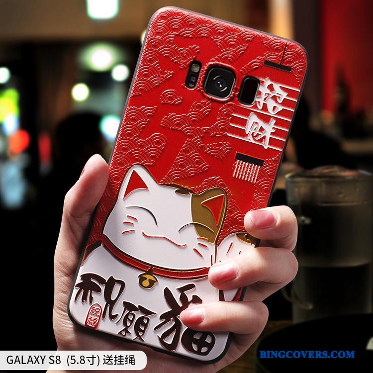 Samsung Galaxy S7 Edge Etui Anti-fald Kreativ Trendy Blød Wealth Kat Silikone