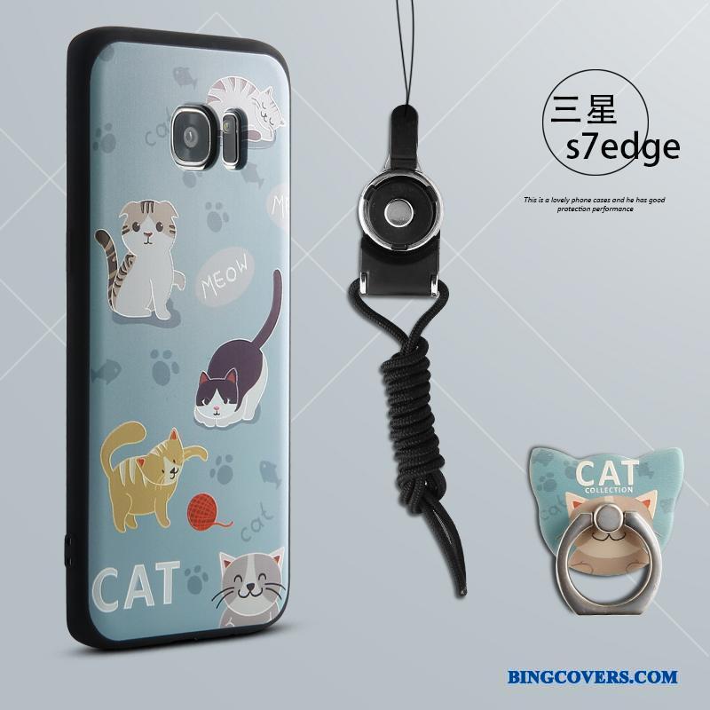 Samsung Galaxy S7 Edge Kreativ Af Personlighed Cover Stjerne Alt Inklusive Telefon Etui Silikone