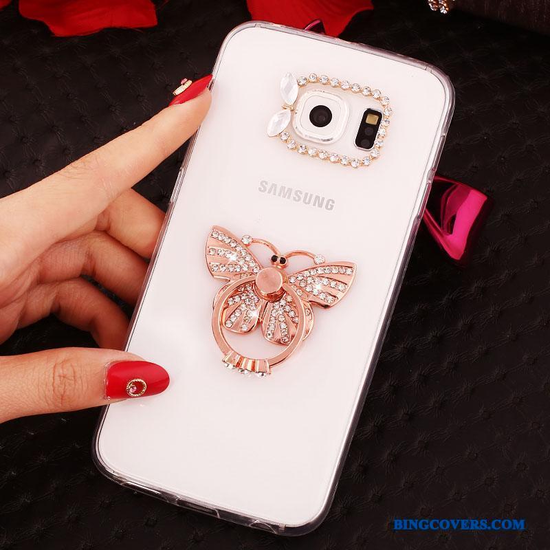 Samsung Galaxy S7 Edge Ring Etui Silikone Tynd Beskyttelse Cover Mobiltelefon