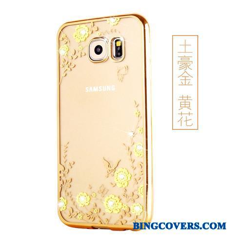 Samsung Galaxy S7 Edge Silikone Cover Stjerne Telefon Etui Blød Beskyttelse Lyserød