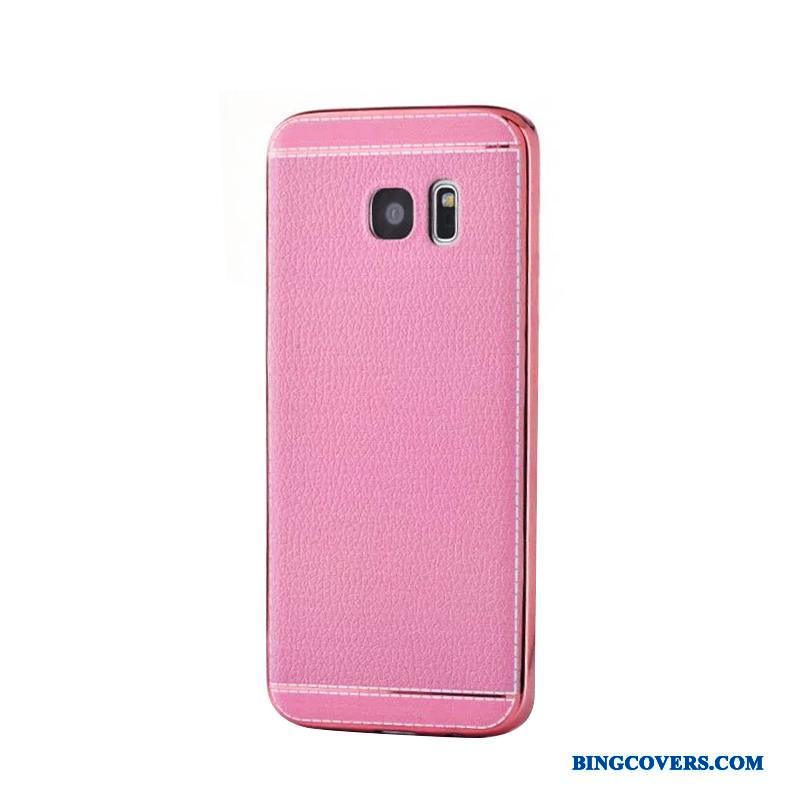 Samsung Galaxy S7 Edge Stjerne Blød Trend Beskyttelse Læder Belægning Telefon Etui