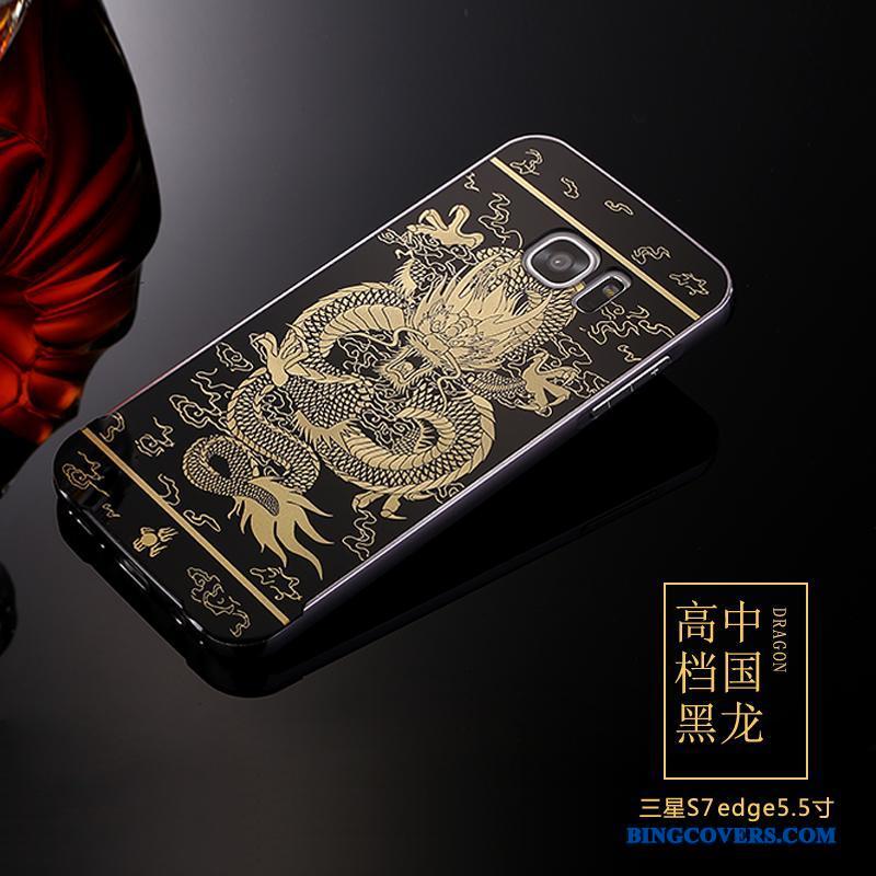 Samsung Galaxy S7 Edge Stjerne Telefon Etui Anti-fald Cover Alt Inklusive Metal Trend