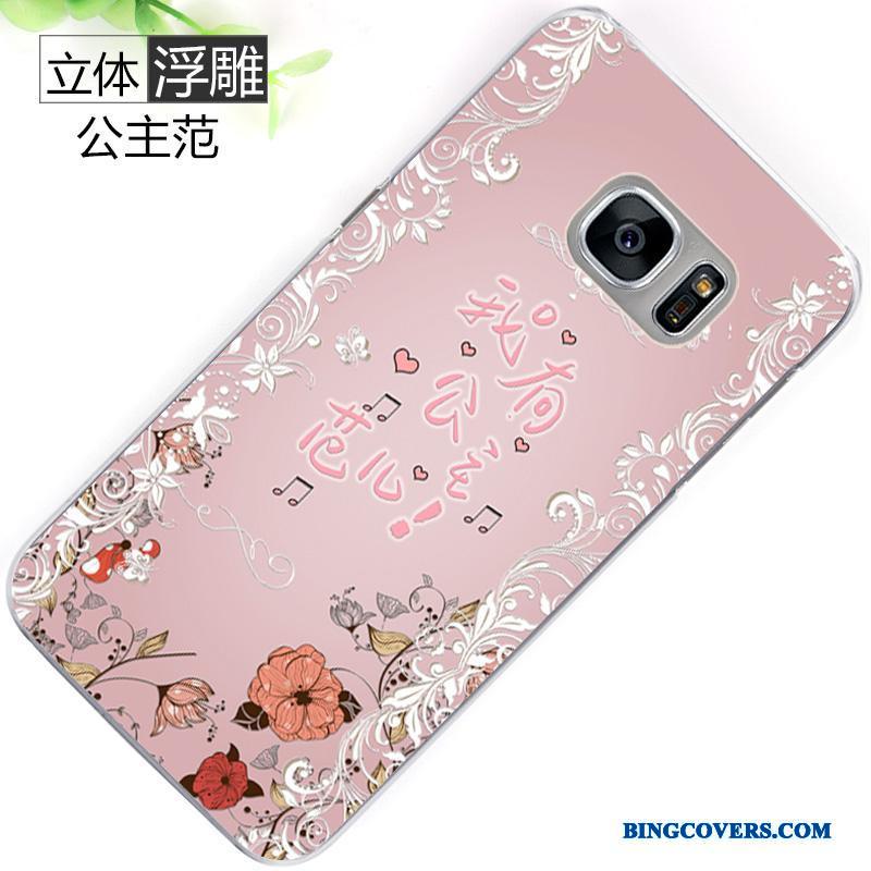 Samsung Galaxy S7 Edge Telefon Etui Beskyttelse Relief Af Personlighed Malet Cover Kreativ
