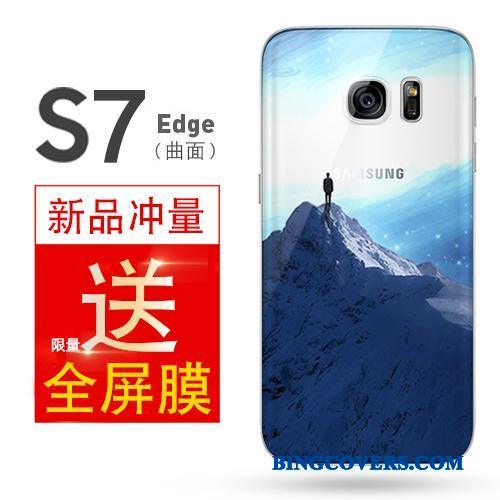 Samsung Galaxy S7 Edge Telefon Etui Stjerne Beskyttelse Cover Silikone Blød Anti-fald