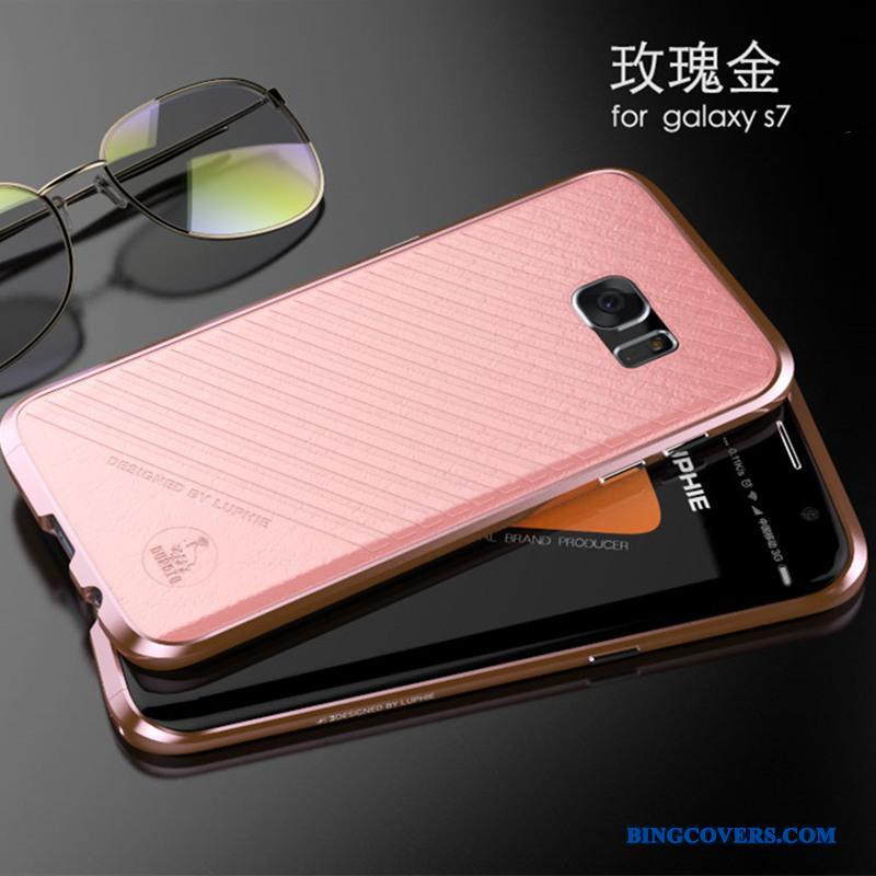 Samsung Galaxy S7 Etui Anti-fald Stjerne Metal Beskyttelse Cover Tynd