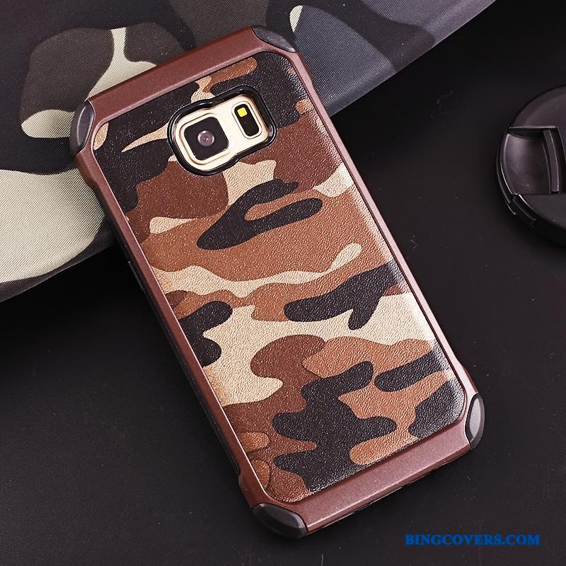 Samsung Galaxy S7 Etui Ring Stjerne Anti-fald Beskyttelse Camouflage Silikone Cover