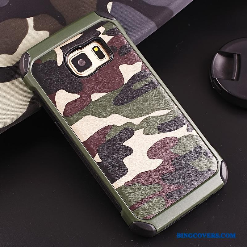 Samsung Galaxy S7 Etui Ring Stjerne Anti-fald Beskyttelse Camouflage Silikone Cover