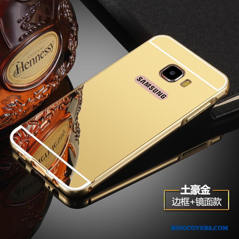 Samsung Galaxy S7 Etui Spejl Beskyttelse Stjerne Cover Mobiltelefon Anti-fald Sort