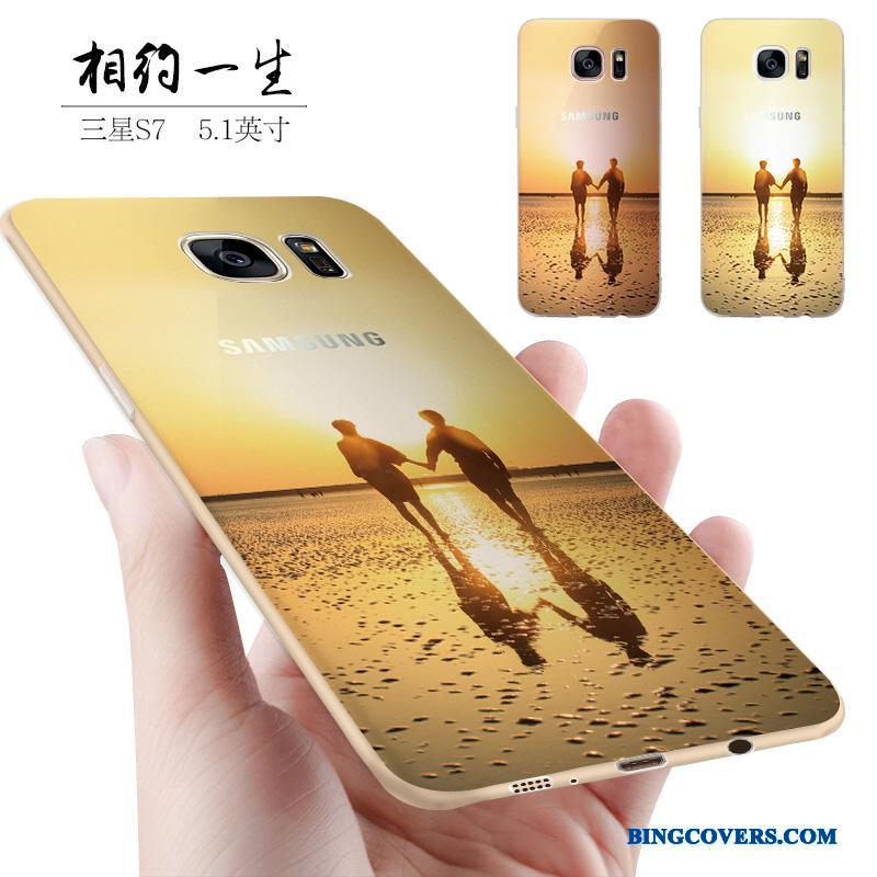 Samsung Galaxy S7 Trend Kreativ Af Personlighed Silikone Lille Sektion Telefon Etui Stjerne
