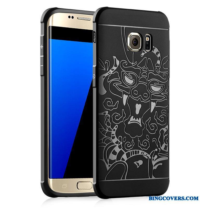 Samsung Galaxy S7 Tynd Beskyttelse Anti-fald Telefon Etui Cover Trend Blød