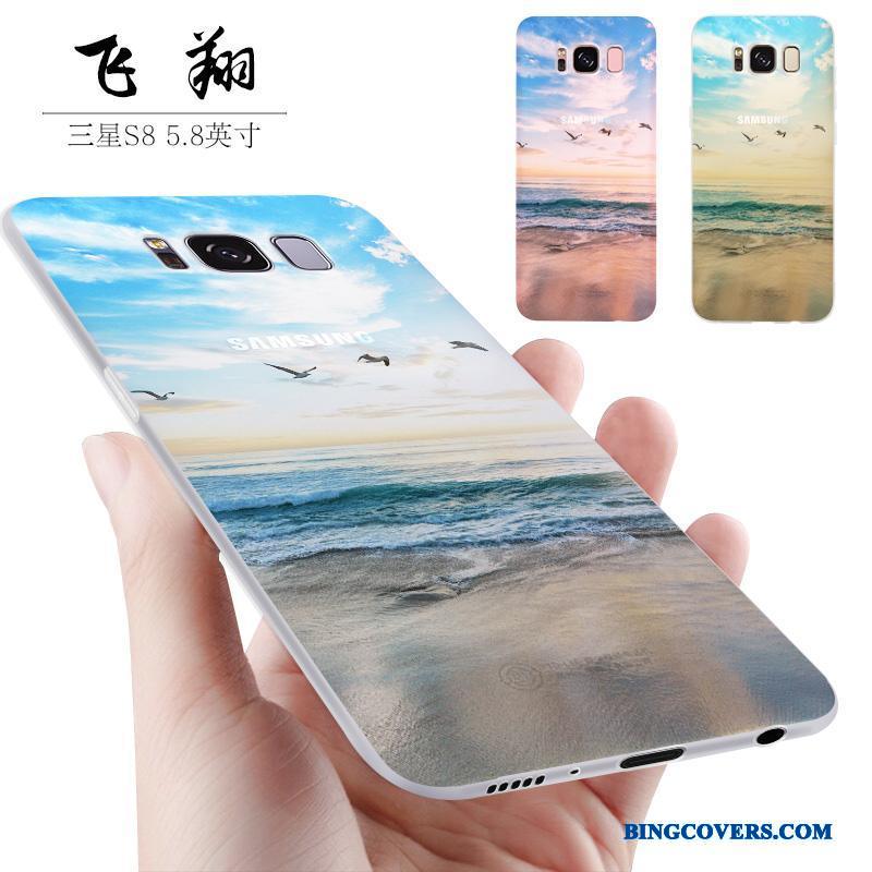 Samsung Galaxy S8+ Af Personlighed Nubuck Telefon Etui Anti-fald Cover Kreativ Alt Inklusive