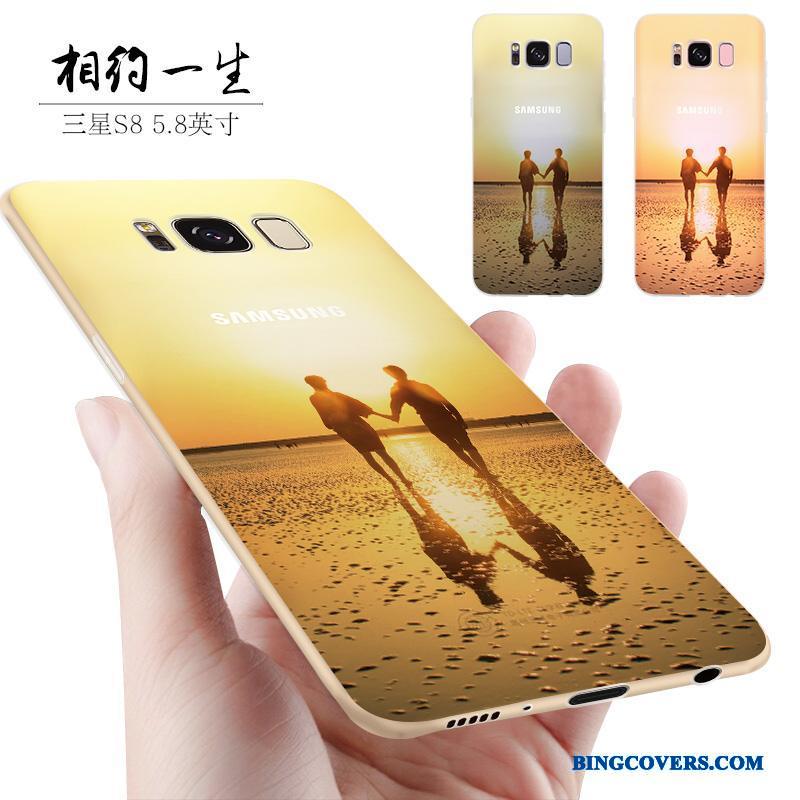 Samsung Galaxy S8+ Af Personlighed Nubuck Telefon Etui Anti-fald Cover Kreativ Alt Inklusive