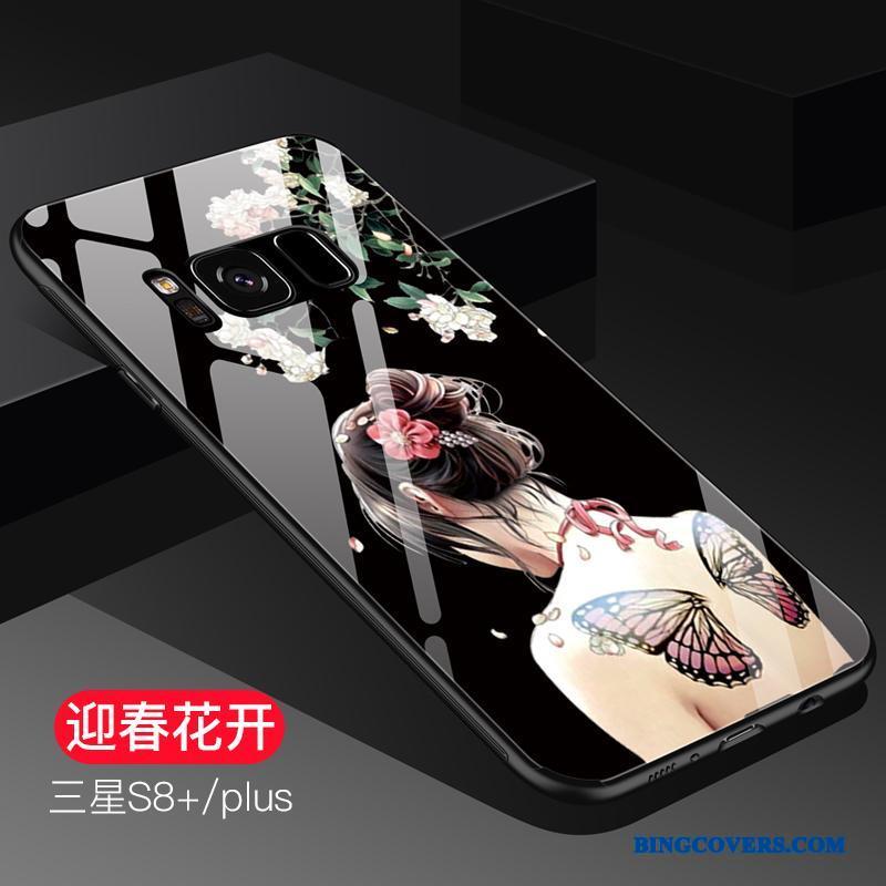 Samsung Galaxy S8+ Alt Inklusive Telefon Etui Trendy Kreativ Glas Silikone Cover