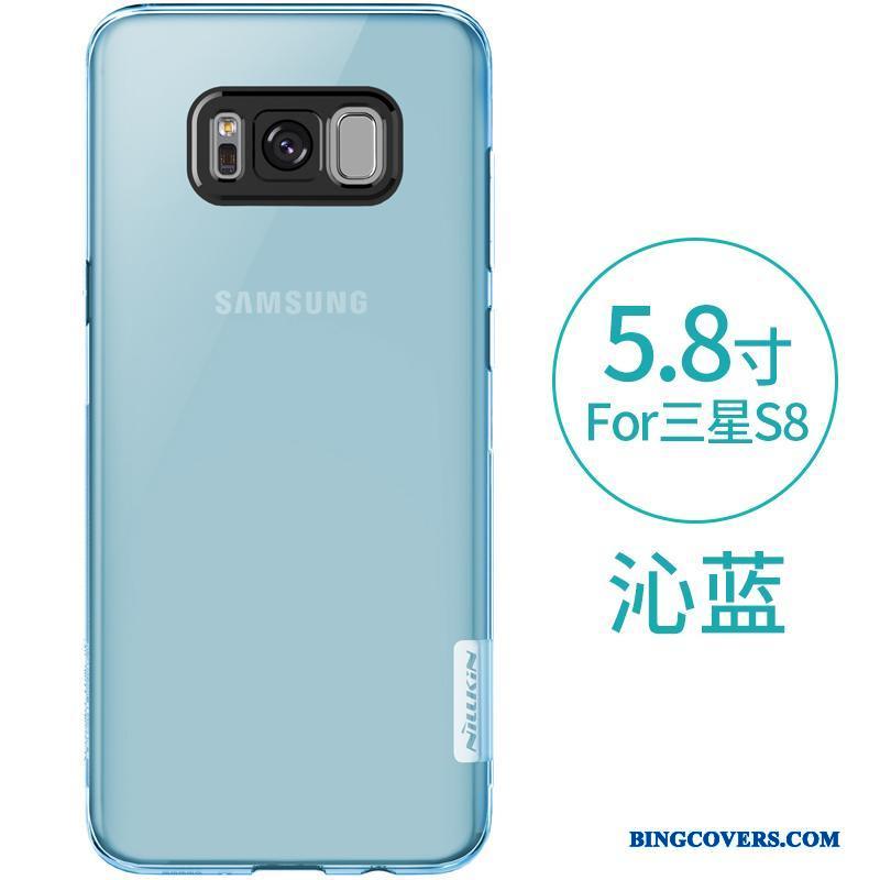 Samsung Galaxy S8 Anti-fald Gennemsigtig Etui Stjerne Cover Let Tynd Telefon