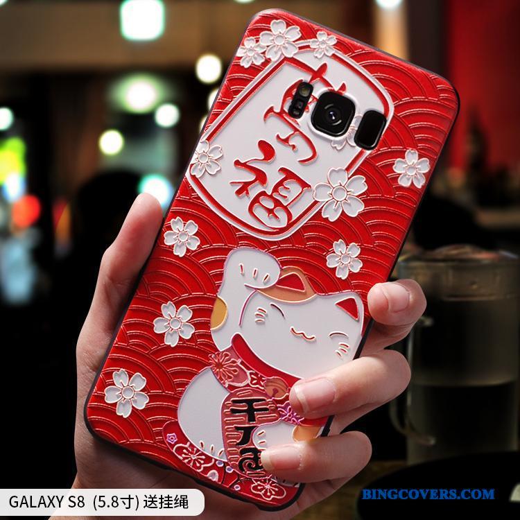 Samsung Galaxy S8 Anti-fald Telefon Etui Trendy Wealth Silikone Stjerne Af Personlighed