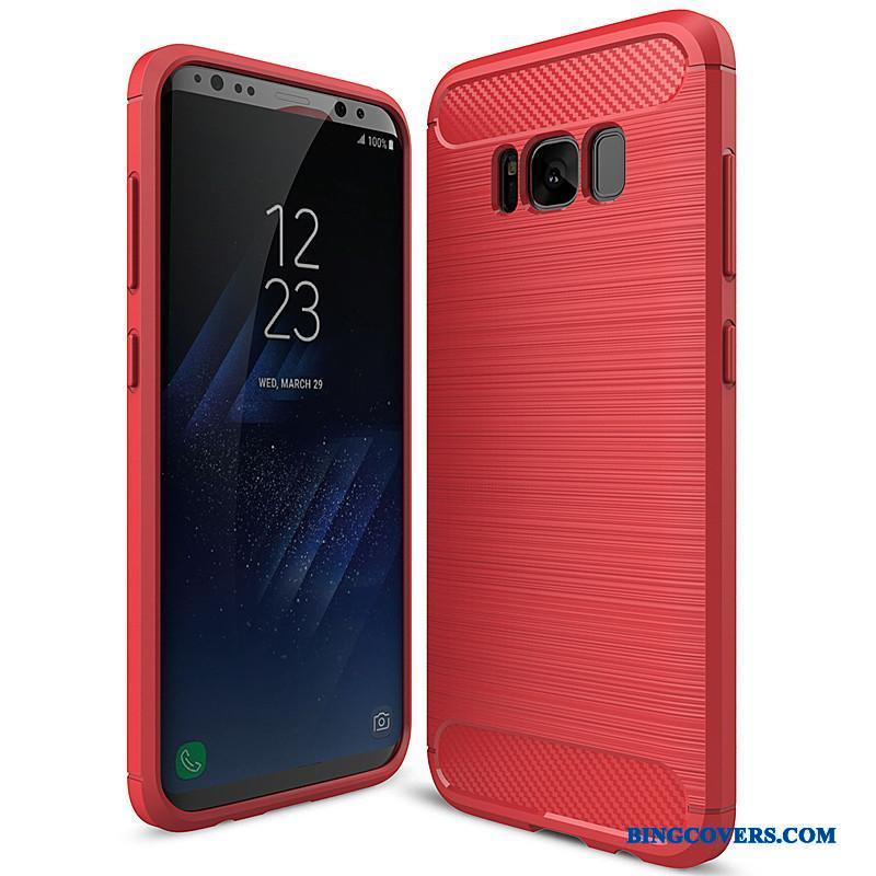 Samsung Galaxy S8+ Blød Telefon Etui Blå Silikone Stjerne Beskyttelse Cover