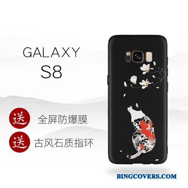 Samsung Galaxy S8 Cover Silikone Telefon Etui Af Personlighed Farve Stjerne Ny
