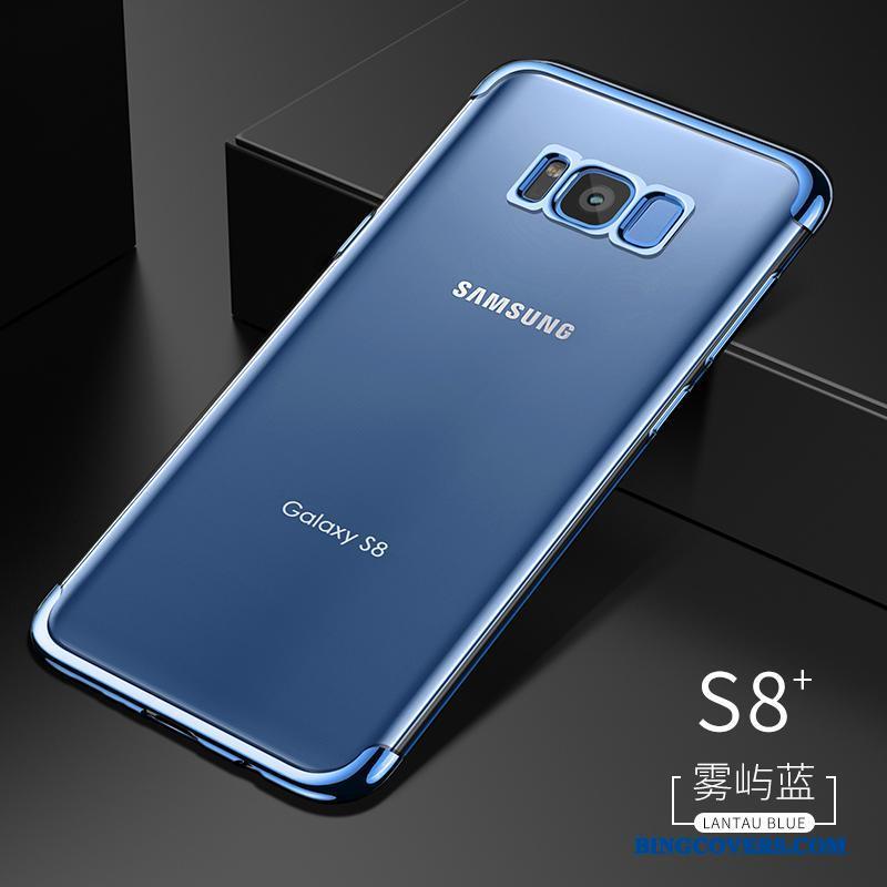 Samsung Galaxy S8+ Etui Alt Inklusive Stjerne Silikone Af Personlighed Kreativ Tynd Blå