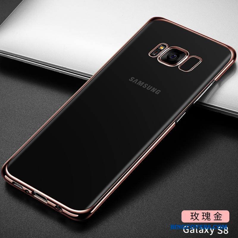 Samsung Galaxy S8+ Etui Beskyttelse Anti-fald Stjerne Tynd Trend Cover Rød