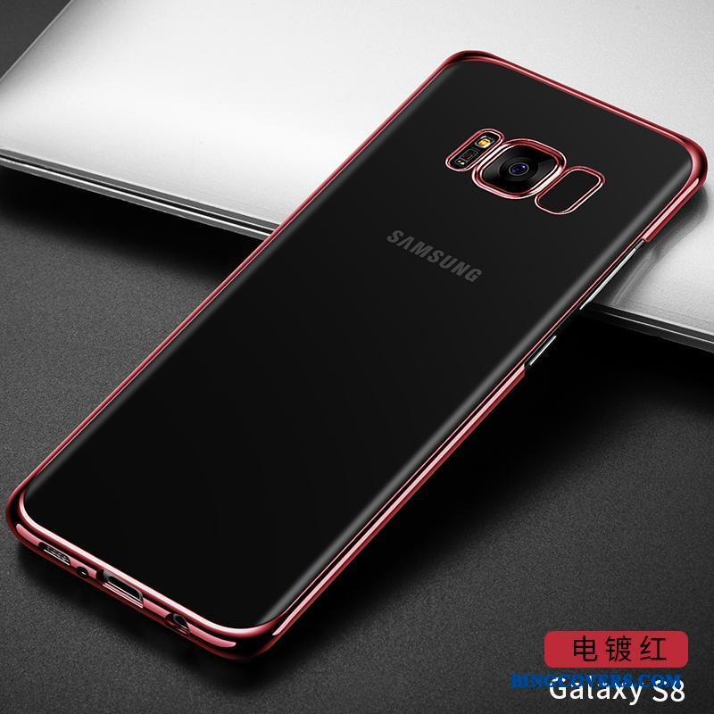 Samsung Galaxy S8+ Etui Beskyttelse Anti-fald Stjerne Tynd Trend Cover Rød