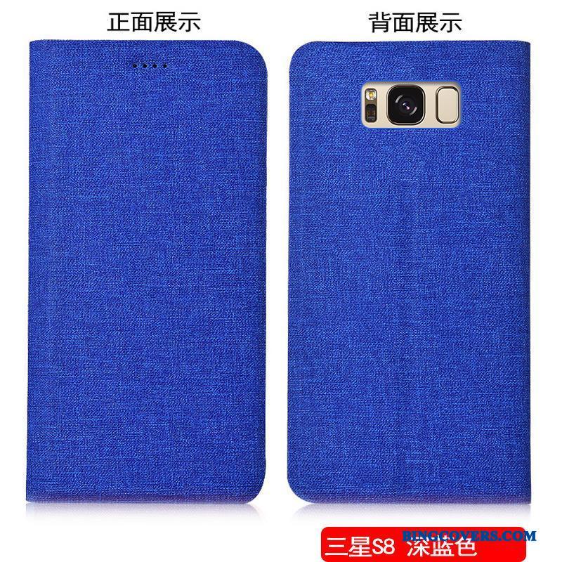 Samsung Galaxy S8+ Etui Folio Stjerne Anti-fald Farve Mobiltelefon Lædertaske Beskyttelse