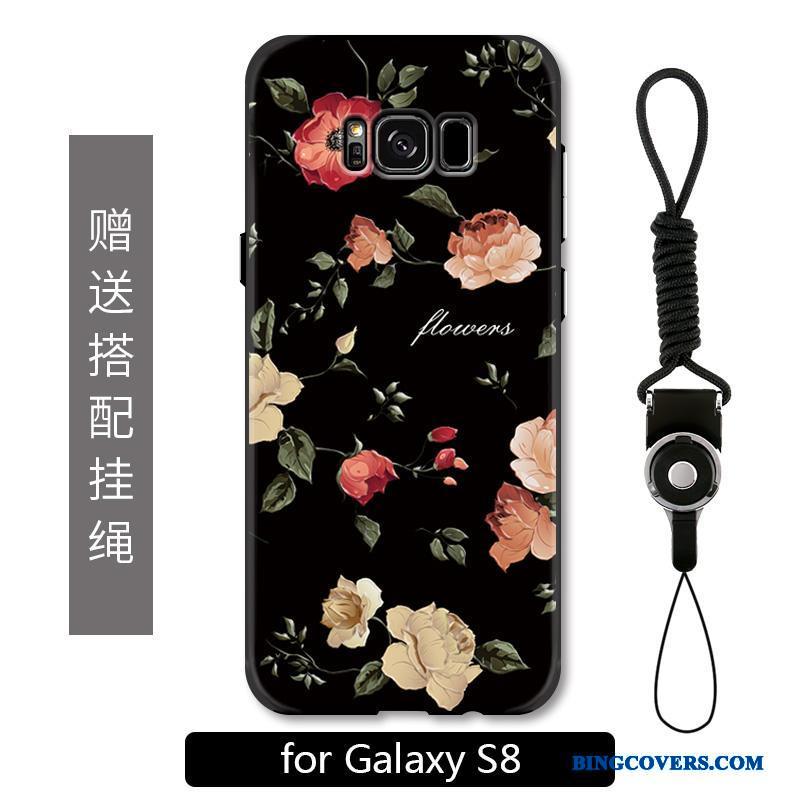 Samsung Galaxy S8 Etui Kinesisk Stil Hængende Ornamenter Stjerne Cover Anti-fald Beskyttelse Blomster