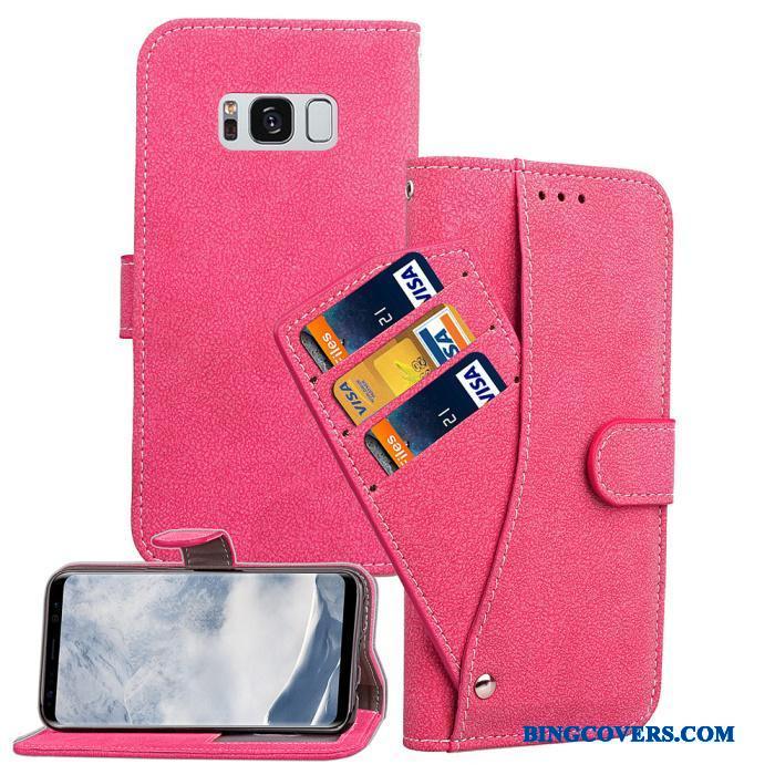 Samsung Galaxy S8 Etui Mobiltelefon Folio Stjerne Alt Inklusive Beskyttelse Tegnebog Anti-fald