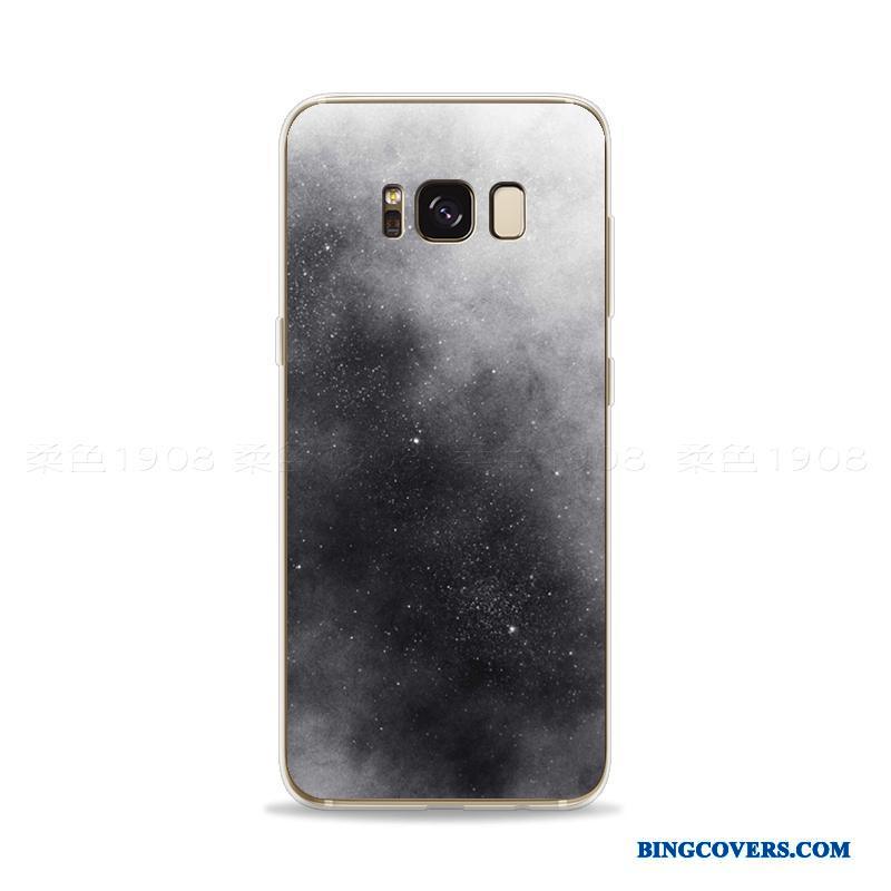 Samsung Galaxy S8 Hvid Af Personlighed Telefon Etui Blød Stjerneklar Relief Kunst