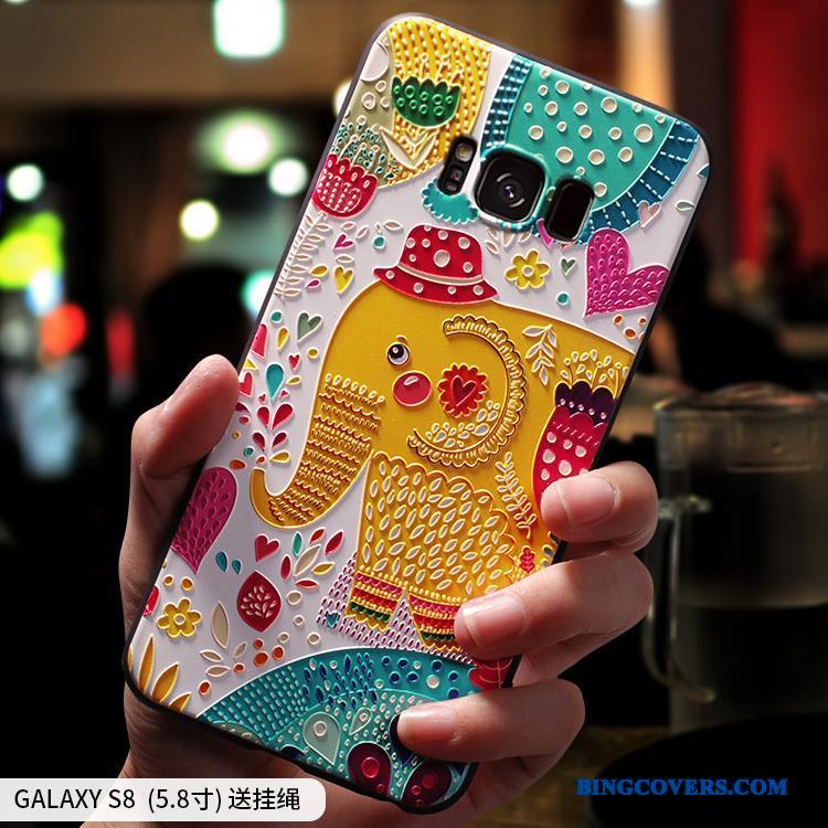Samsung Galaxy S8 Lyserød Stjerne Telefon Etui Alt Inklusive Af Personlighed Anti-fald Kreativ