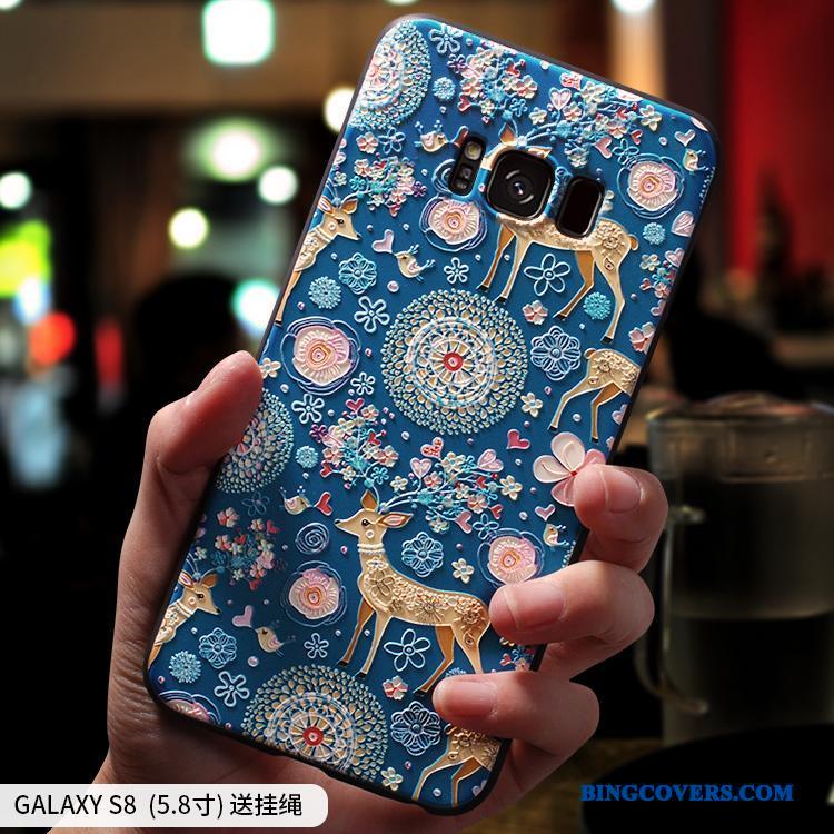 Samsung Galaxy S8 Lyserød Stjerne Telefon Etui Alt Inklusive Af Personlighed Anti-fald Kreativ