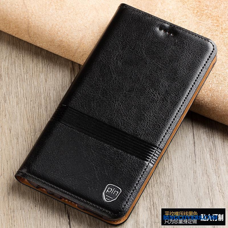 Samsung Galaxy S8+ Lædertaske Ægte Læder Beskyttelse Brun Cover Mobiltelefon Telefon Etui