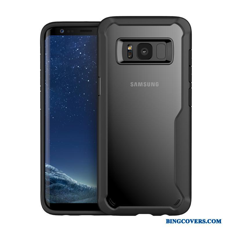 Samsung Galaxy S8 Ny Grå Alt Inklusive Beskyttelse Telefon Etui Gennemsigtig Cover