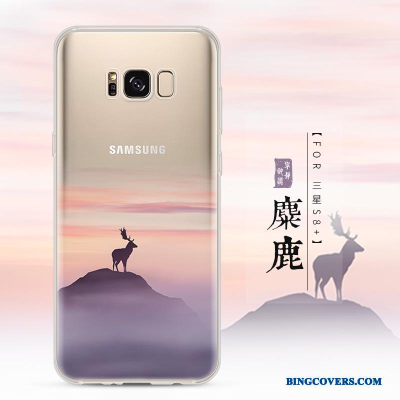 Samsung Galaxy S8+ Telefon Etui Scenery Gennemsigtig Blød Silikone Beskyttelse Anti-fald