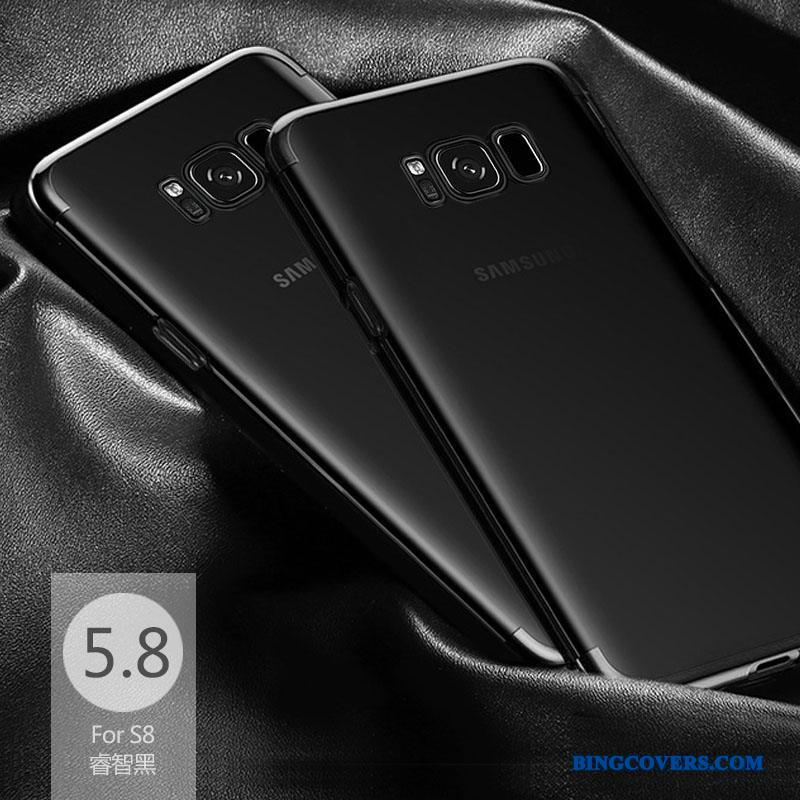 Samsung Galaxy S8 Tynd Cover Stjerne Silikone Telefon Etui Grøn Anti-fald