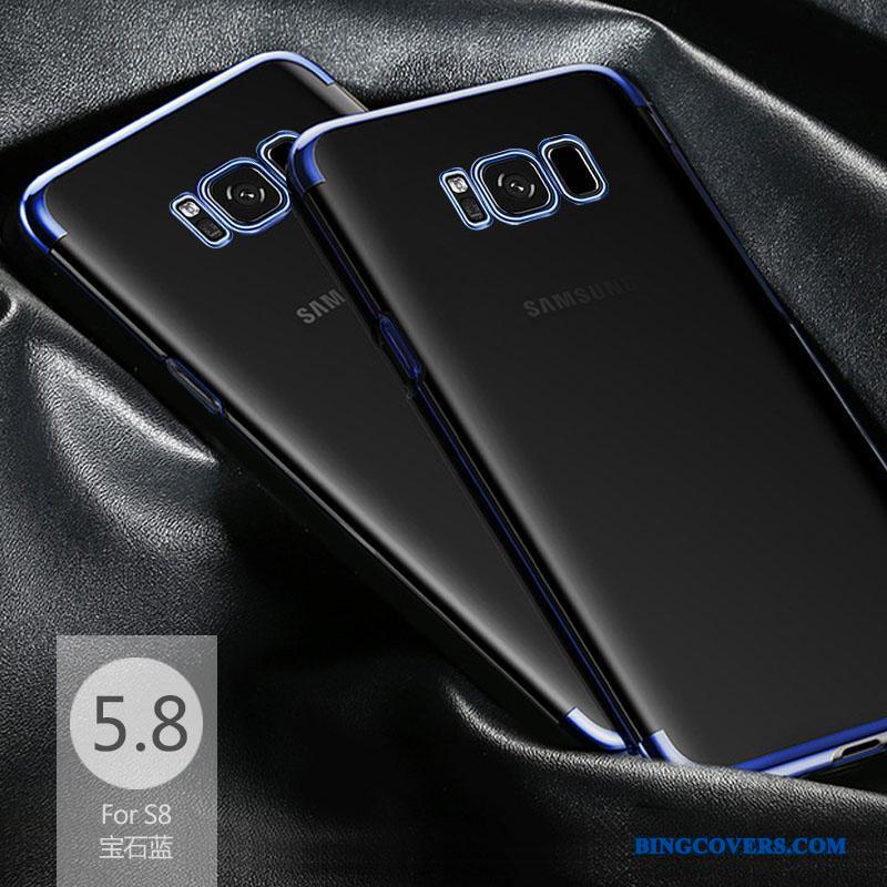 Samsung Galaxy S8 Tynd Cover Stjerne Silikone Telefon Etui Grøn Anti-fald