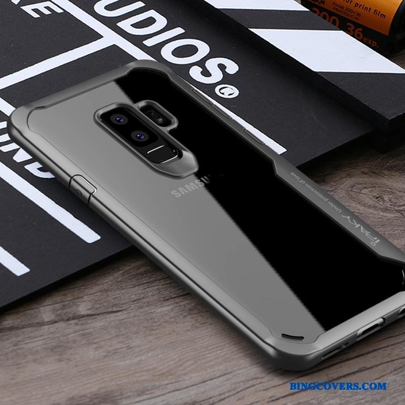 Samsung Galaxy S9+ Af Personlighed Telefon Etui Beskyttelse Cover Silikone Anti-fald Sort