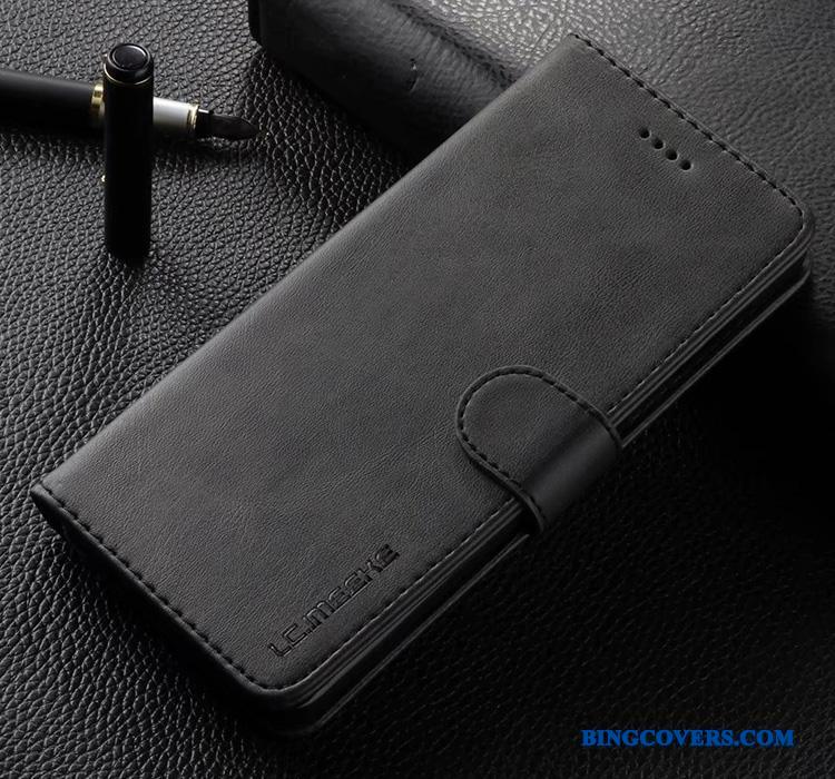 Samsung Galaxy S9+ Anti-fald Beskyttelse Ægte Læder Mobiltelefon Clamshell Alt Inklusive Telefon Etui