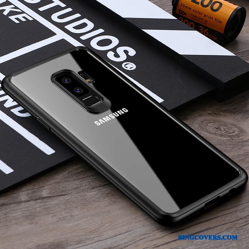 Samsung Galaxy S9+ Blå Cover Gennemsigtig Elegante Alt Inklusive Telefon Etui Stjerne
